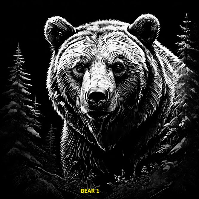Your Choice Slate Coaster - Bear 1 image