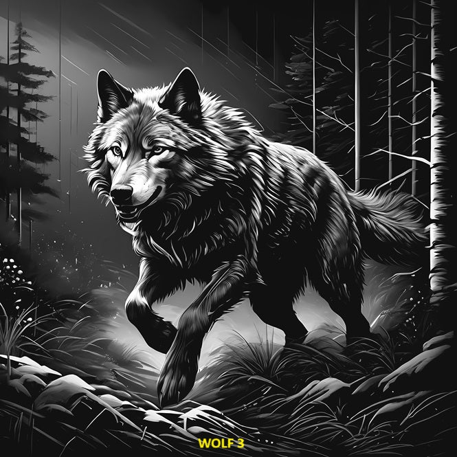 Your Choice Slate Coaster - Wolf 3 image