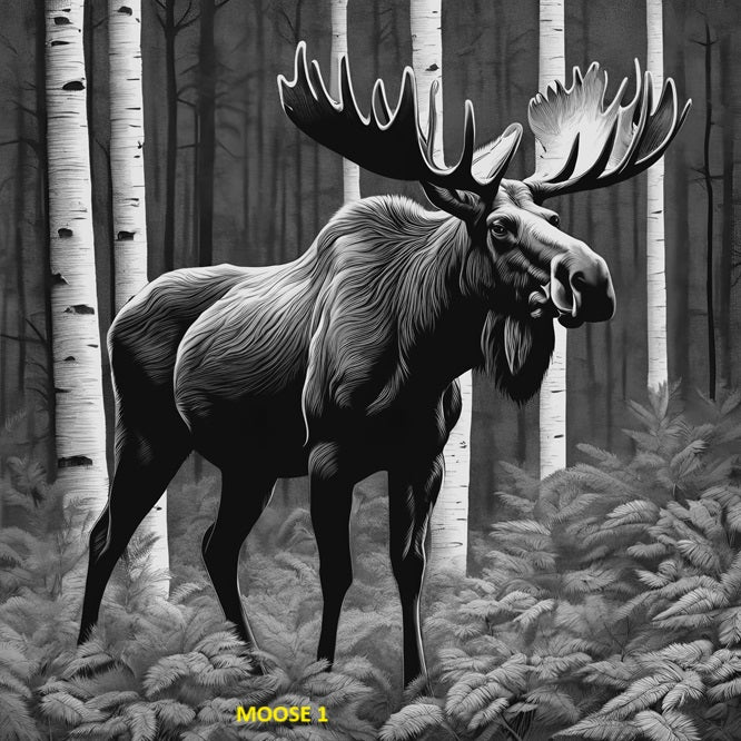 Your Choice Slate Coaster - Moose 1 image