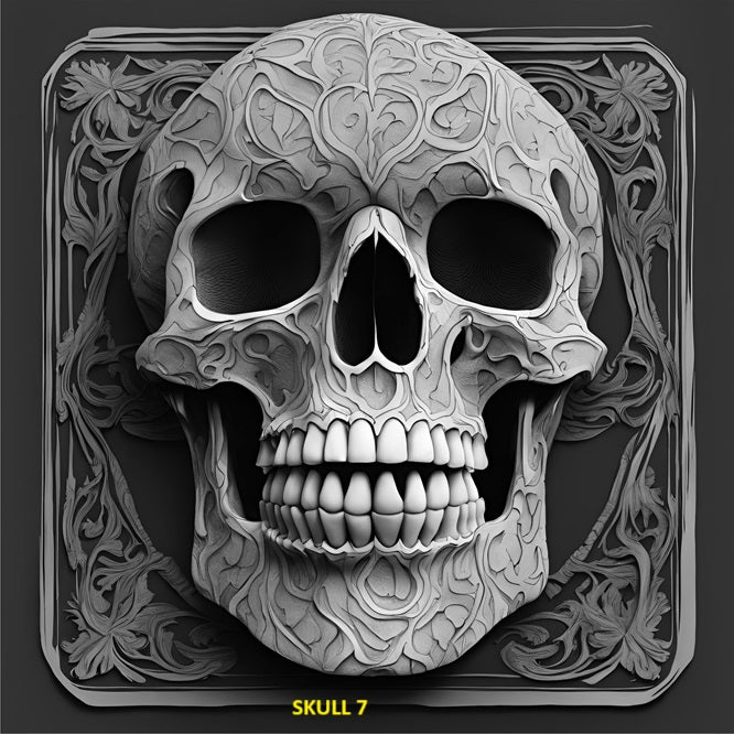Your Choice Slate Coaster - Skull 7 image