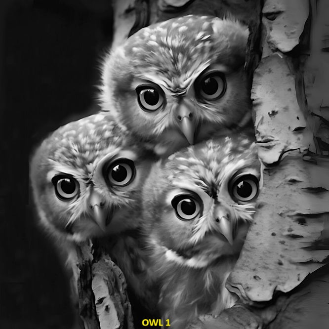 Your Choice Slate Coaster - Owl 1 image