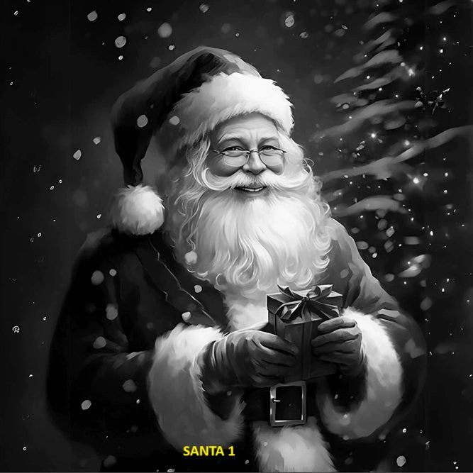 Your Choice Slate Coaster - Santa 1 image