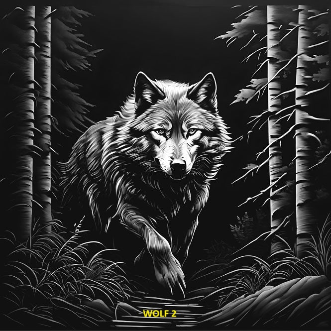 Your Choice Slate Coaster - Wolf 2 image