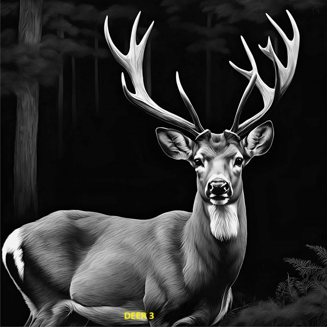 Your Choice Slate Coaster - Deer 3 image