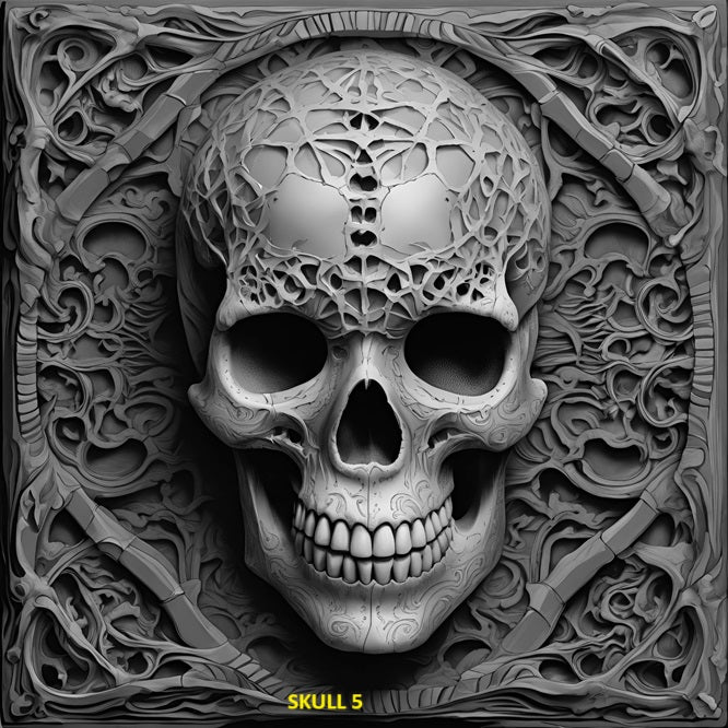 Your Choice Slate Coaster - Skull 5 image