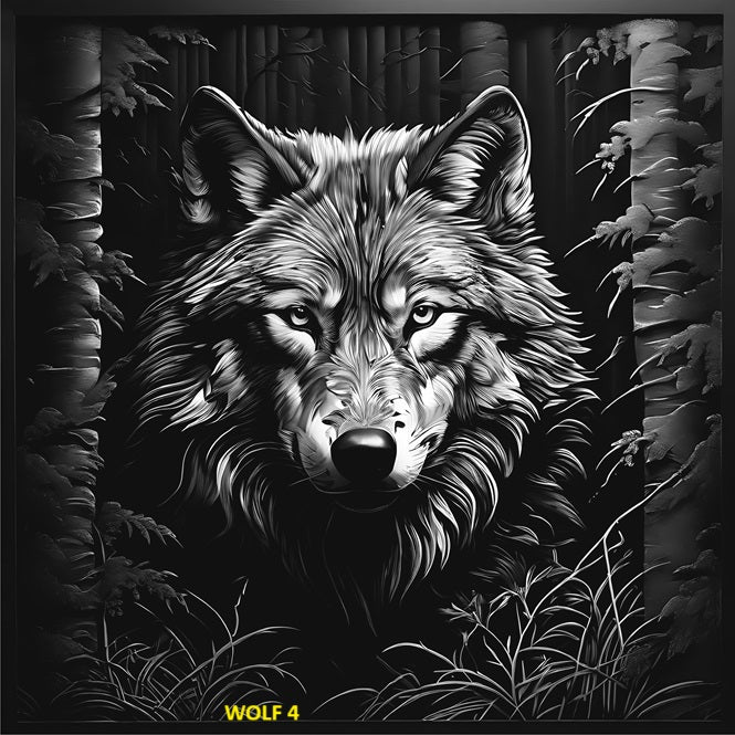 Your Choice Slate Coaster - Wolf 4 image