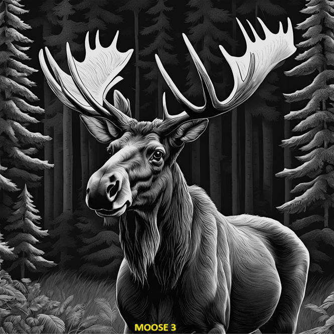 Your Choice Slate Coaster - Moose 3 image