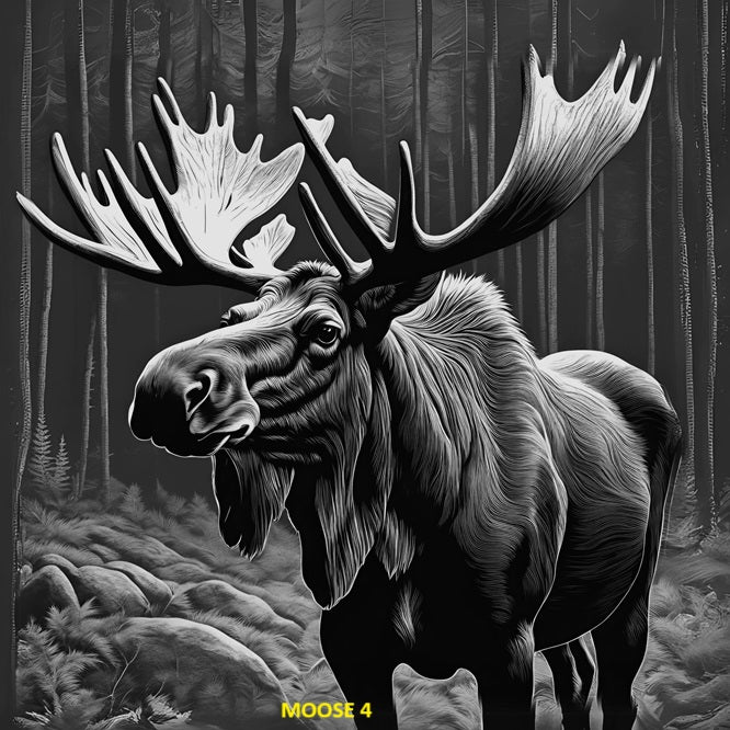 Your Choice Slate Coaster - Moose 4 image